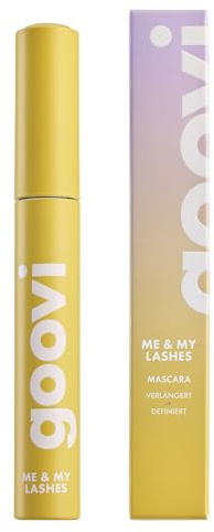 GOOVI Me & My Lashes Mascara - natürlich verlängerte Wimpern - für den perfekten Push-up-Look - schwarz - 12ml