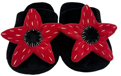 BMKKTOP Unisex D-D-emogorgon Slippers for Womens Mens 3D D-Demo-gorgon Winter Fleece Slippers Cozy Memory Foam WarmFluffy Home Sliders House Shoes, Christmas Funny Gift for Adults Kids