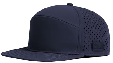 Zylioo S/M/L/XL/XXL Basecap för herrar med stort huvud, Trucker-kepsar 62 cm, 5-panels solskydd löpning sport basebollkeps, marinblå, M-L
