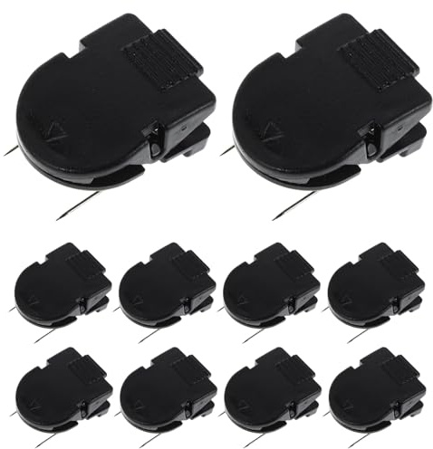 MAGICLULU Lot de 25 Clips Muraux pour Panneaux en Tissu Noir, Crochets de Séparation de Bureau, Pinces pour Cloisons de Pièce, Fixation Pratique pour Notes, Photos et Mémos en Environnement