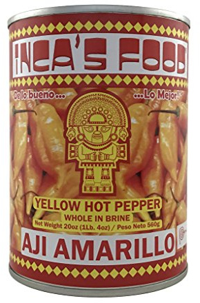 Aji Amarillo Inca's Food Yellow Hot Pepper, 30 grams