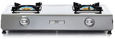 NGB-200 Hornillo a Gas - 2 Fuegos Cocina Camping Gas Portatil Butano y Propano