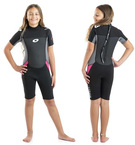 Osprey Kids Wetsuit | Shorty 3mm Summer Wetsuit, Kids Neoprene Surfing Bodyboarding Wetsuit, Origin, Multiple Colours