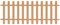vidaXL Lattenzaun WPC 200x80cm Braun Gartenzaun Friesenzaun Zierzaun Zaun