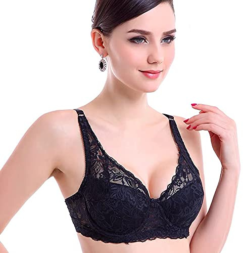 Femme Soutien-Gorge Sexy Dentelle avec Armatures Rembourré Corbeille Lingerie
