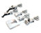 Overlock-Nähfuß-Zubehör-Set, 5 Nähfüße für Jaguar Overlocker/Overlock-Overlocks, hergestellt für Jaguar 2015DF, 099, 098, 489, Novum Supa Lock 488