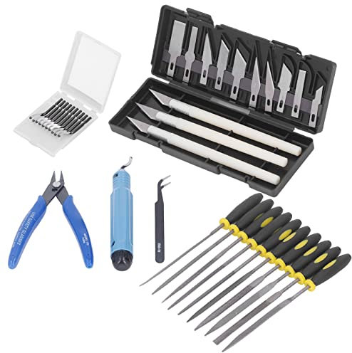 3D-Drucker-Werkzeugset, 3D-Druck-Werkzeugset Inklusive Entgratungs-Reinigungs- und Entfernungswerkzeug, Professionelle 3D-Druck-Werkzeugsätze, Praktisch Zum Reinigen, Schleifen,