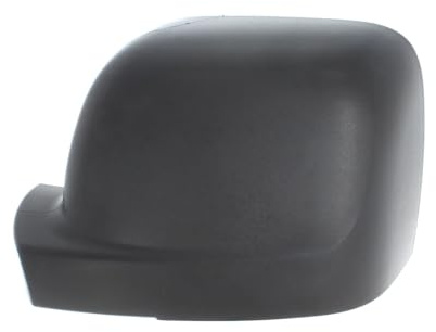 Wing Door Mirror Cover, Fits Renault Trafic Mk4 X82 Van 2014-2021 | Clip On, Black Textured, Cap Casing, UK Passengers Side Left Replacement
