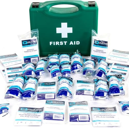 Dr. Bone's Therapeutics ® HSE Approved First Aid Kit - Hard Case, 1-20 Person Emergency Medical Set for Home, Workplace & Travel
