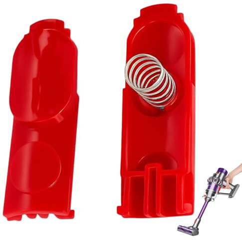 2 pezzi Pulsante a pressione per V7, V8, V10, V11, V15, pulsante di ricambio con molla per accessori aspirapolvere, pulsante di blocco e sblocco, montaggio semplice