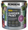 Ronseal RSLGPPB25L GPPB25L Garden Paint Purple Berry 2.5 Litre