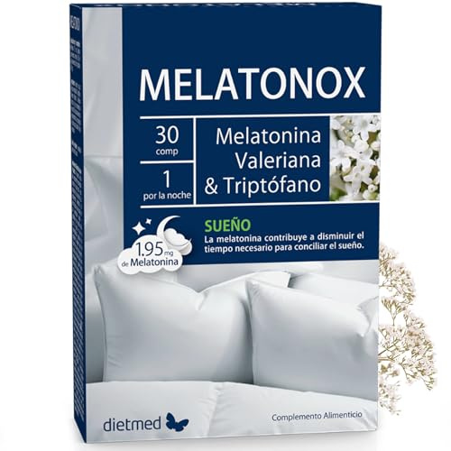 DIETMED MELATONOX 30comp. – adatto a coloro che desiderano agire in modo sostenibile sul proprio benessere, preparazione in compresse per l'assunzione regolare, confezione da 30 compresse e diventa un
