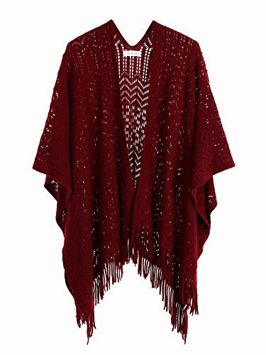 soul young Poncho Punto Chal diseño Para Mujer - Bufanda Suave Ligero Estolas tamaño grande Otoño Invierno