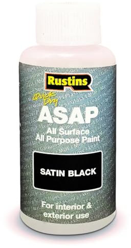 RUSTINS ASAP Paint, Black, 50 ml (Pack of 1)