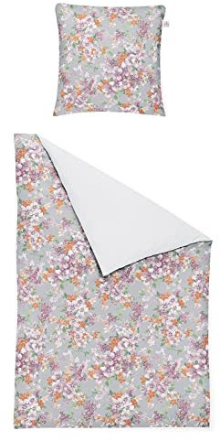 Irisette Mako-Satin Bettwäsche Crown K Wallasey Multi 1 Bettbezug 155 x 220 cm + 1 Kissenbezug 80 x 80 cm