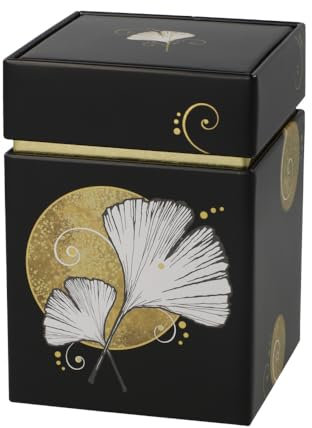 Teedose Ginkgo Schwarz Lotus Yin Yang