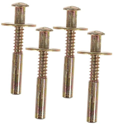 WATIIFUFU Kit 4 Pezzi Chiusura Per Culla Pistone a Molla in Ferro Resistente, Per Riparazione Zanzariere Finestre e Mobili, Compatibile Per Letti Ragazzo Ragazza e Armadi Piccoli