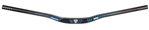 GEWAGE Manubrio Riser 780 mm — Alluminio 6061, Serraggio 31,8 mm, 12° Backsweep, 5 Altezze (25/55/70/90/120 mm) — Largo, Leggero per MTB/Strada/Ibrida (Blue Print, 25mm Rise)