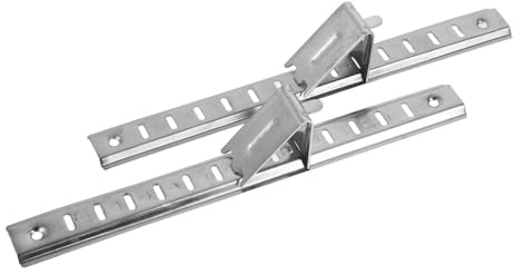 LIFKOME Kühlschrankgitter Aus Edelstahl 2 Stück Stützstangen Für Kühlschränke 20 Cm Mit Schrauben Für Gefrierschränke Und Kaltschränke