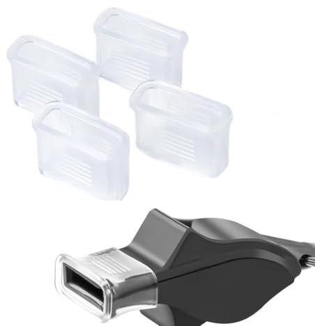 VANTOBEST 20Pcs Whistle Mouth Covers Cushioned Sports Whistle Protectors for Referees Coaches Outdoor Use