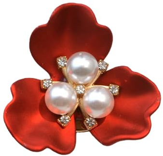 Copri bottoni decorativi per camicia con perle impreziosite da gemelli clip per camicia giacche vestito costume uniforme decorazione elegante pulsante clip unisex, One Size, come descritto, come