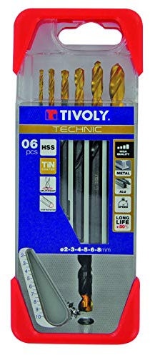 TIVOLY 11453170002 - CLIPSTER A21 TECHNIC STEAM TIN Brocas METAL TIN TIP ø 2-3-4-5-6 mm + 8 mm