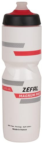 ZEFAL Magnum PRO, Borraccia per Bicicletta Unisex-Adulto, Bianco, 975 ml