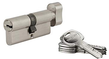 THIRARD - Cylindre à bouton 35 x 35 mm nickelé