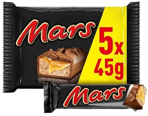 Mars Schokoriegel, Karamell, Schokolade, 1 Packung á 5 Riegel (1 x 225 g)