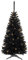 Schwarzer künstlicher Weihnachtsbaum Fichte Ghana PVC, Gold, 90cm