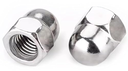 1/4-20 Acorn Cap Nuts, Acorn Nut Stainless Steel 18-8(304), 50Pcs-Pack