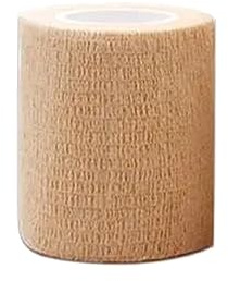 Allayu 6 pièces/Ensemble Bandage pour Le Sport-prévention des blessures Tissu Confortable Absorbant l'humidité Bandage élastique Auto-adhésif, Couleur de Teint, 5cm*4.5m