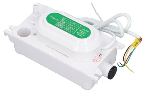 Bomba de Condensado Automática, 100L/H, 22dB Sensor de Nivel de Agua con Tanque 500ml para Aire Acondicionado y Deshumidificador