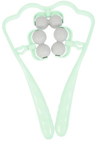 IWOWHERO Rullo Per Collo Massaggiatore Manuale Massaggiatore Portatile Per Collo e Spalle Rullo Per Massaggio Multifunzionale Per Uso Domestico Strumento Per Massaggio