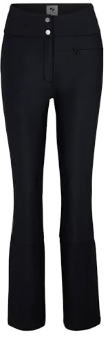 Ziener Damen TEYLA-Z Ski-Hose/Schnee-Hose | Soft-Shell, Winddicht, atmungsaktiv, Black, 46