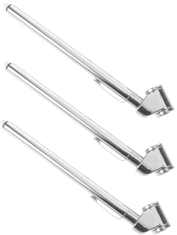 UTHCLO Manómetro Digital Portátil de Presión de Neumáticos Tipo Lápiz de Metal 3 Piezas, Medidor de Presión de Aire 10-110 Psi para Coche y Bicicleta, Herramienta de Monitoreo