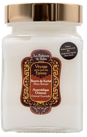 La Sultane de Saba - Manteca de Karité ámbar vainilla pachulí, 300gr - Viajar por el camino de las especias - Tratamiento ayurvédico