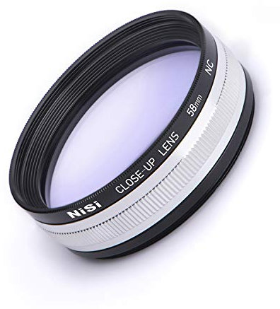 NiSi Nahlinse 58mm Close Up Lens Filter Kit - inkl 58 mm Close-up Linse, 49-58 mm Adapterring, 52-58 mm Adapterring, Objektivdeckel und Filtertasche