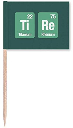 Tire Checal Element Science Toothpick Flags Marker Topper Party Decoration
