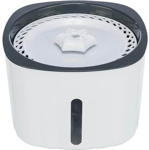 Trixie Blumenbrunnen, Weiß/Grau, 2 l, 18,5 x 13 x 18,5 cm