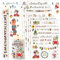 Kerzentattoos Weihnachten 6 Stück, RUNEAY Kerzensticker Weihnachten Wasserschiebefolie Kerzen Tattoo Weihnachten Kerzenfolie Transferpapier Weihnachtskerzen Transferfolie Kerzenaufkleber Sticker