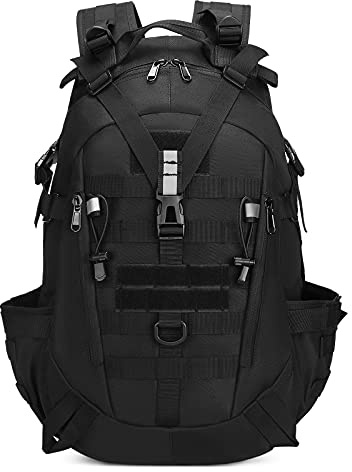 HUNTVP 30L/35L Táctical Backpack Mochila de Asalto Mochila de Marcha Molle Militar Gran Bolsa de Hombro Impermeable para Las Actividades Aire Libre Senderismo Viajar