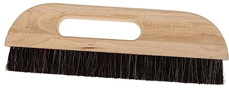 HOMSFOU Spazzola Grande in Faggio Setole Ispessite Per Carta Da Parati e Pulizia, Manico in Legno Foro Per Appendere, Resistente Al Calore Per Superfici Asciutte e Bagnate