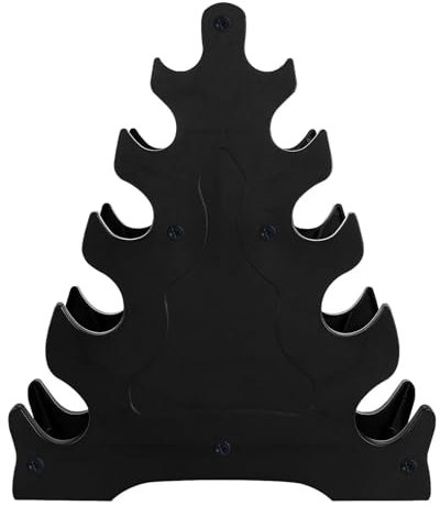 Kurzhantel Ständer, Hantel Halter, Kurzhantelablage, Hantelhalterung, Kleine Kurzhantel Rack, Hantelständer für Kurzhanteln, Ständer für Aufbewahrung von Gewichten für Fitnessstudio, Büro (L 5-lagig)