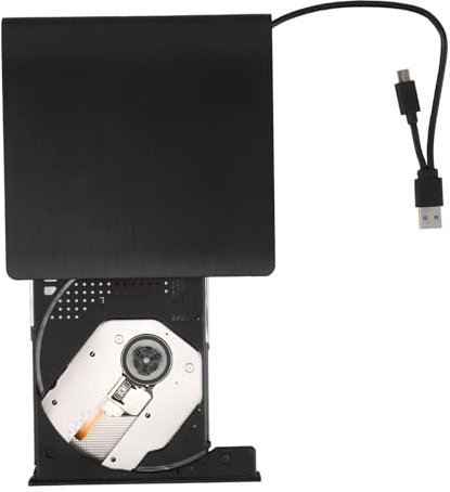 OSALADI Unità CD Dvd Esterna USB Type C Lettore CD Masterizzatore Dvd per Laptop e Tablet Trasferimento Dati Rapido