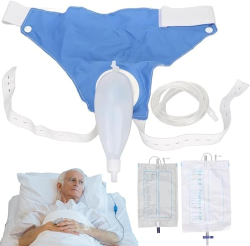 Colector de para hombres, recolector de masculino, productos de cuidado personal, dispositivo de drenaje urinario a prueba de fugas para pacientes postrados en cama, ancianos