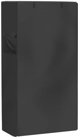Genérico Funda Protectora para Estantes Cubierta Estantería Almacenamiento Oxford Impermeable UV Resistente Cremallera Bidireccional Bolsillos Laterales para Garaje Dormitorio Almacenes