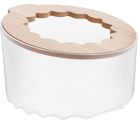 ANDRESLAD Contenitore Bagno Sabbia per Piccoli Animali Vasca Multifunzione per Criceti Topi Cavie Facile da Pulire Resistente e Trasparente