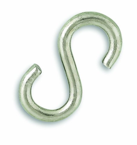 Chapuis, Lot de 2 esses égales, Acier zingué, Diam. 7 mm, Ouverture 15 mm, Suspension, Économique, Fixation Simple, Rapidité d'Utilisation, Crochet en Forme de S