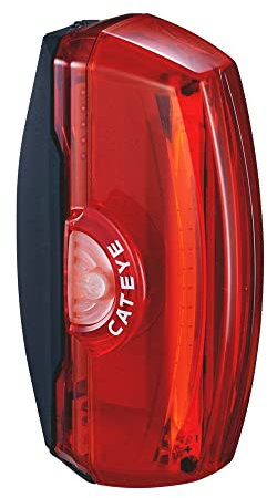CatEye Unisex Adult Rapid X3 Rear Lights and Reflectors - Cycling - Black, NO SIZE